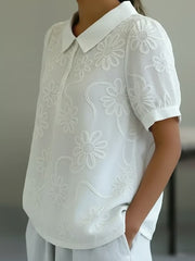 Women's Vintage Floral And Botanical Print Art Shirt