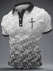 Men's Faith Print Casual Top