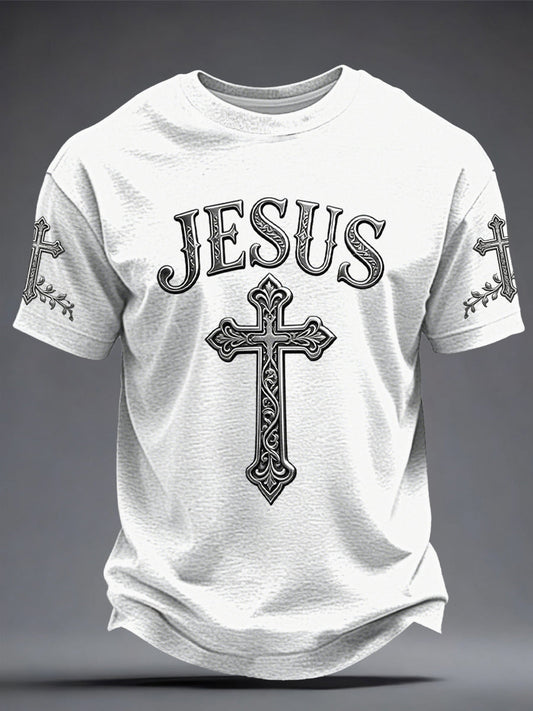 Men's JESUS Printed T-shirt