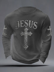 Men's JESUS Waffle Top
