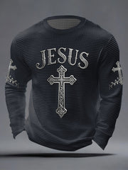 Men's JESUS Waffle Top
