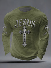 Men's JESUS Waffle Top