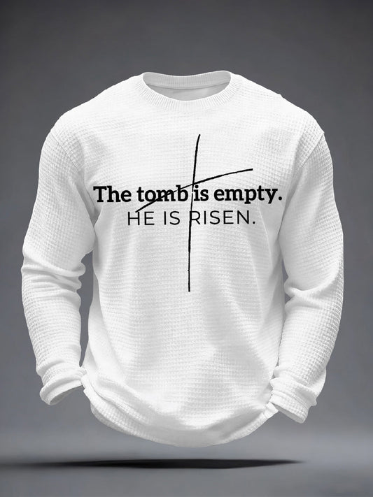 Men's Waffle Long Sleeve T-Shirt
