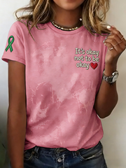 Women's It's Okay Not To Be Okay Short-sleeved T-shirt
