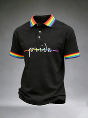 Men's Pride Month Print Short Sleeve Shirt