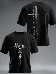 Men's He is Riser MATTHEW 28:6 Tee