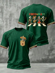 Men's Cinco De Mayo Print Short-Sleeve T-shirt