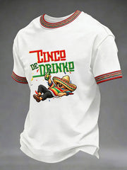 Men's Cinco de Mayo Printed Casual T-Shirt