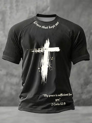 Men's Grace that kept me short sleeve t-shirt