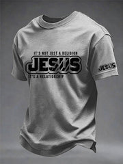 Men's It’s Not Just A Religion It's A Relationship Print Tee