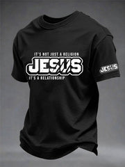 Men's It’s Not Just A Religion It's A Relationship Print Tee
