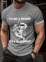 Men's It’s Not A Religion It's A Relationship Print Tee