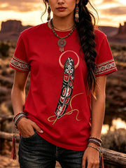 Women's Indigenous Art T-Shirt