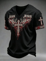 Men's Faith V-neck T-shirt