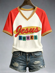 Women's Jesus Saves T-Shirt