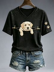 Women's Lovely Golden Retriever T-Shirt