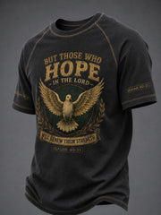 Men's Faith Printed Casual short sleeves t-shirt
