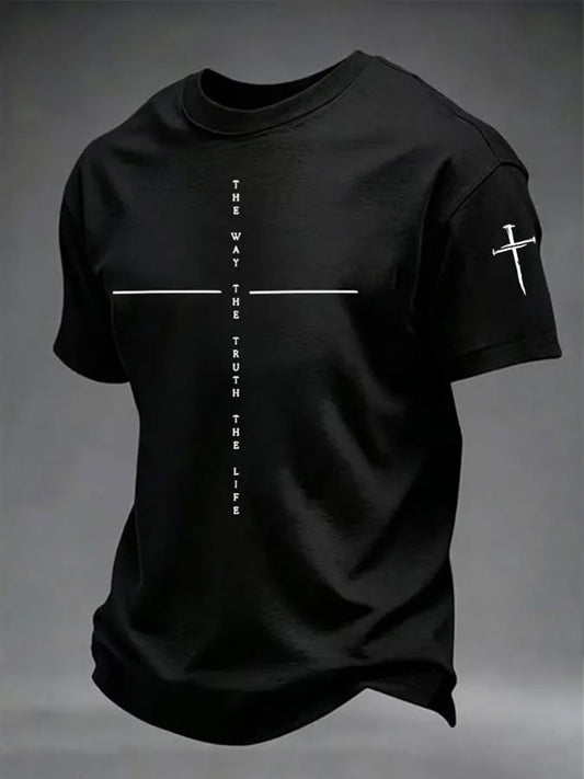 Men's The Way The Truth The Life Short-sleeved T-shirt