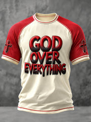 Men's Faith Printed Casual short sleeves t-shirt