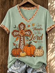 Women's Autumn Faith Short-sleeved T-shirt