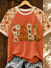 Women's Autumn Printed T-shirt
