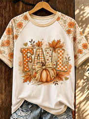 Women's Autumn Printed T-shirt