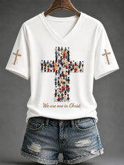 Women's "We Are One In Christ" Christian Casual T-shirt