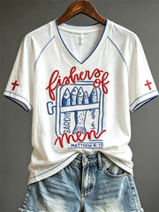 Women's Fishers of Men Canned Sardines Print short-sleeved T-shirt