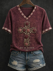 Women's He Is Risen T-shirt