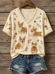 Women's Lovely Corgi T-Shirt
