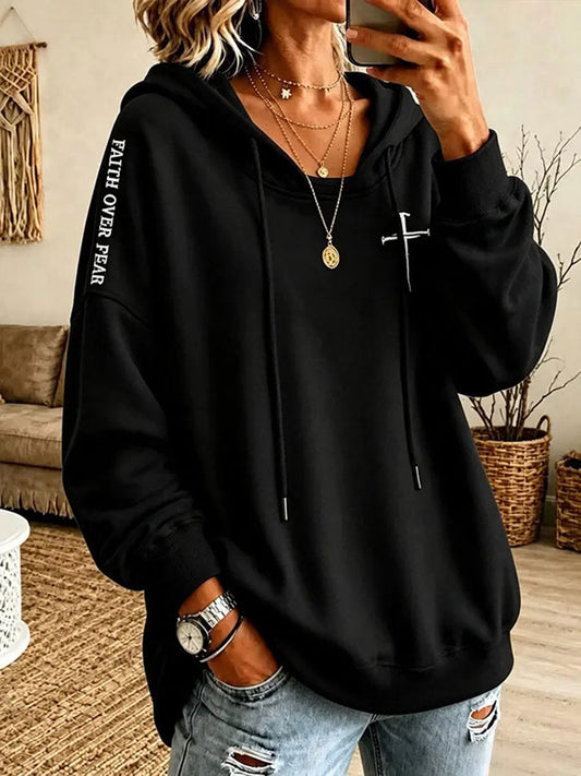 Women's Christian THE WAY, THE TRUTH, AND THE LIFE 14:6 Printed Casual Hoodie