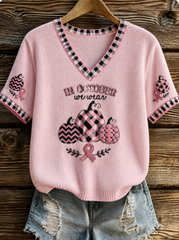 Women's in october we wear pink T-shirt