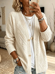 Women'S Casual Printed Cardigan