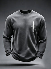 Men's Faith Cross Waffle Top