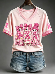 Women's Pink Ghost T-Shirt