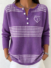Women's Christian Art Cross Sweater
