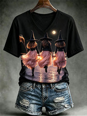 Women's Breast Cancer Awareness Printed Casual T-Shirt