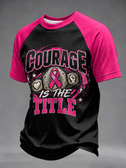 Men's Breast Cancer Awareness I Wear Pink For Her T-shirt