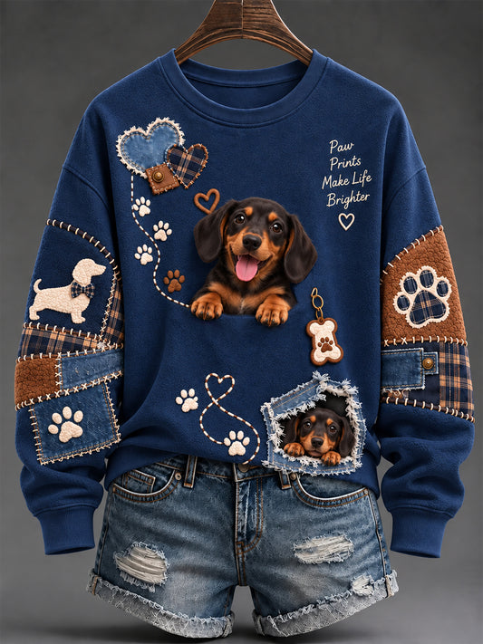 Women's Cute Animalst Print Sweatshirt