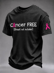 Men's Breast Cancer Awareness Real Men Wear Pink Short Sleeves T-Shirt