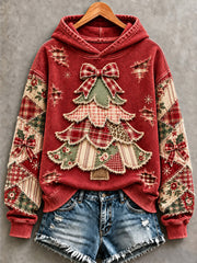 Women's Christmas Tree Print Sweatshirt