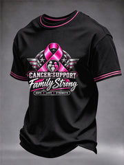 Men's Real Men Wear Pink Breast Cancer Awareness T-shirt