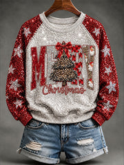 Women's Christmas Print Casual Sweatshirt