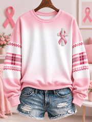 Women's Breast Cancer Regular Sweatshirt