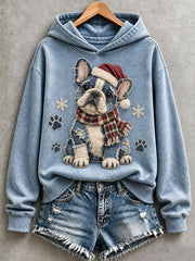 Women's Cute French Bulldog Hoodie