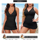 🩱Vacation Sale 49% OFF👙Deep V Cross-Back Ruched One-Piece Swimsuit