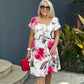 🌸Last Day Special Sale 49% OFF💃Multi-plant Floral Print Cascade Dress