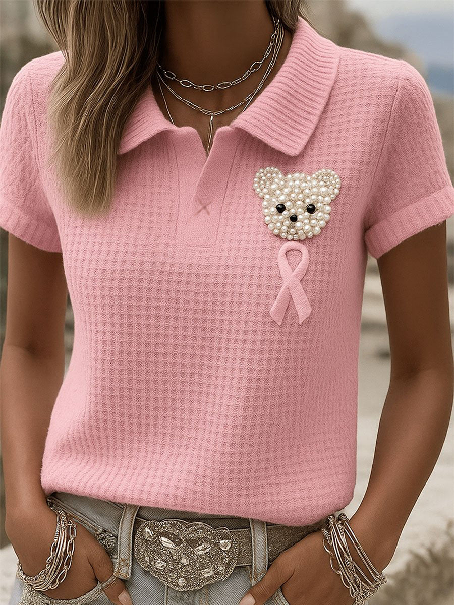 Women's Breast Cancer Bear Shirt