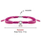 Women's breast cancer pink bracelet