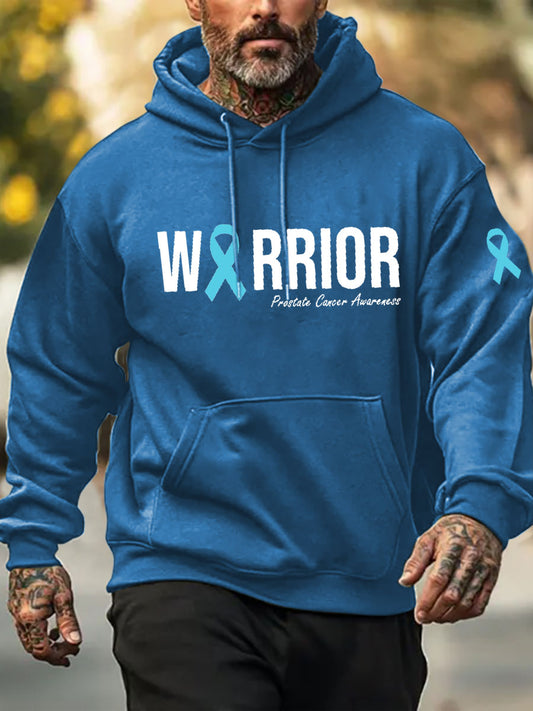 Men's Prostate Cancer Awareness Print Hoodie